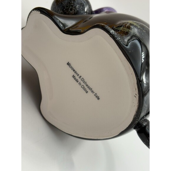 Halloween Matching Black Cat Cup & Dessert Plate Set New Open Box - Picture 5 of 10